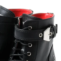 YOSUKE 2015SS Studded Cross Laced Boots Best