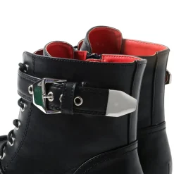 YOSUKE 2015SS Studded Cross Laced Boots Best