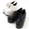 Footwear>YOSUKE USA Platform Lace-Up Shoes