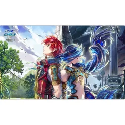 Home Goods>Ys VIII: Lacrimosa of Dana Rubber Mat Blue Waves Two Guardians