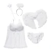 Cosplay Outfits>YUMMY MART Angel White Lingerie Set