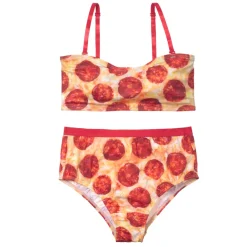 YUMMY MART Eat Tube Bra & Panty Set