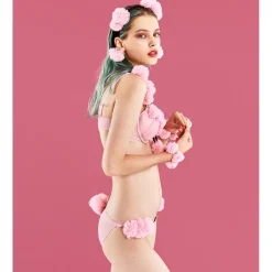 YUMMY MART Poodle Lingerie Set Hot