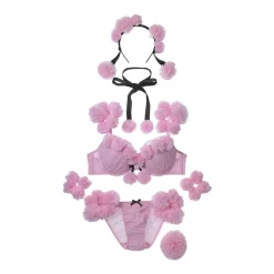 YUMMY MART Poodle Lingerie Set Hot