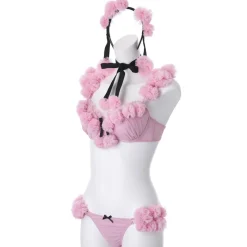 YUMMY MART Poodle Lingerie Set Hot
