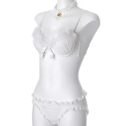 YUMMY MART White Cat Lingerie Set Outlet