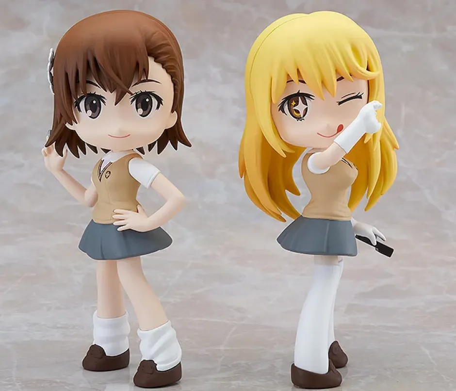 Soft Vinyl Figures>Yurumari A Certain Scientific Railgun T Mikoto Misaka & Misaki Shokuhou