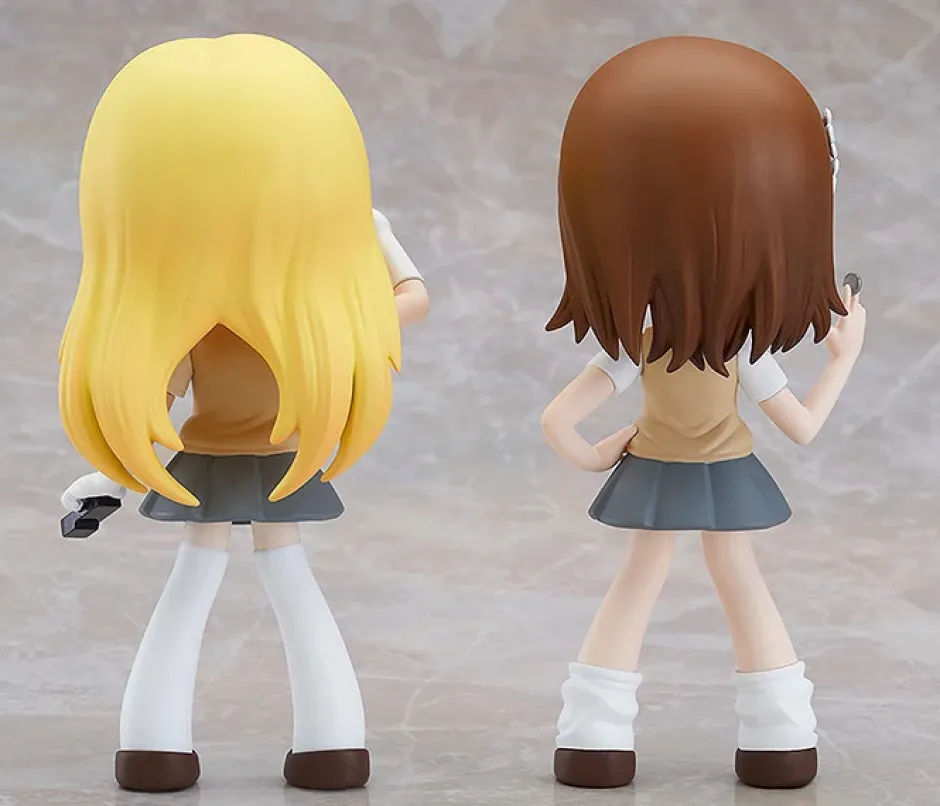 Soft Vinyl Figures>Yurumari A Certain Scientific Railgun T Mikoto Misaka & Misaki Shokuhou