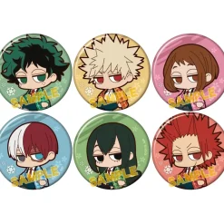 Yurutto Darun My Hero Academia Warm Hanten Character Badge Collection Box Set Sale