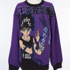 Yu Yu Hakusho Ugly Sweater Hiei Outlet