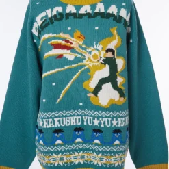 Yu Yu Hakusho Ugly Sweater Yusuke Discount