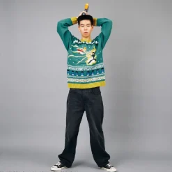 Yu Yu Hakusho Ugly Sweater Yusuke Discount