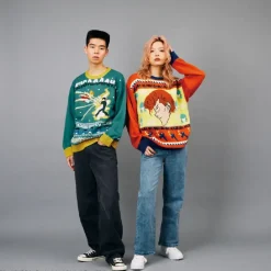 Yu Yu Hakusho Ugly Sweater Yusuke Discount