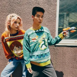 Yu Yu Hakusho Ugly Sweater Yusuke Discount