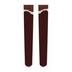 Zettairyoiki Chocolate Bar Thigh-High Tights Sale