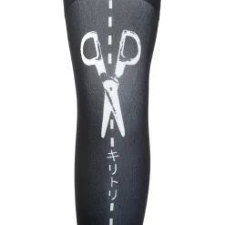Zettairyoiki Cut Along the Line Knee-High Tights (Black) Online